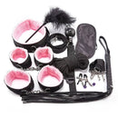 Kit Bondage Algema Corda Tornozeleira Chicote Mordaca
