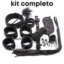Kit Bondage Algema Corda Tornozeleira Chicote Mordaca