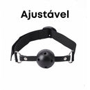 Kit Bondage Algema Corda Tornozeleira Chicote Mordaca