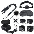 Kit Bondage Algema Corda Tornozeleira Chicote Mordaca