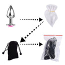Plug Anal Tamanho P + Vibrador Ponto G + Cream Lub Anal 6X1 Multifunções + Anel Peniano Com Vibrador