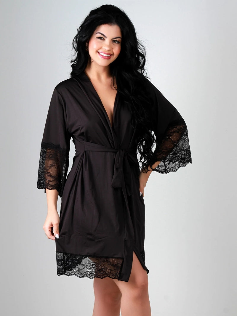 Robe Amour Feminino em Tecido Leve – Sofisticação e Conforto com 35% OFF