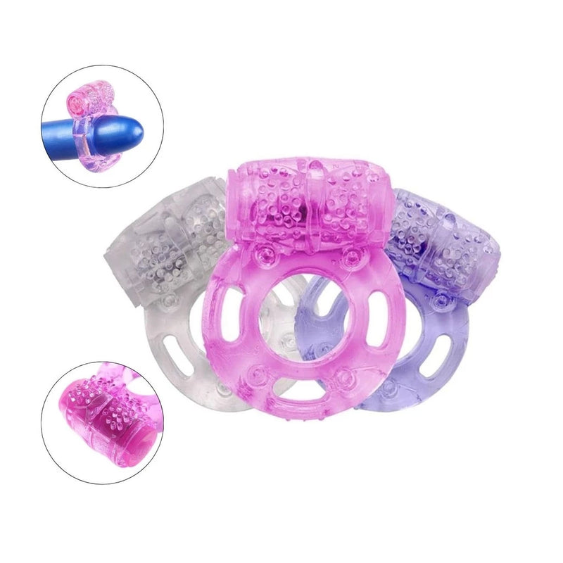 Plug Anal Tamanho P + Vibrador Ponto G + Cream Lub Anal 6X1 Multifunções + Anel Peniano Com Vibrador